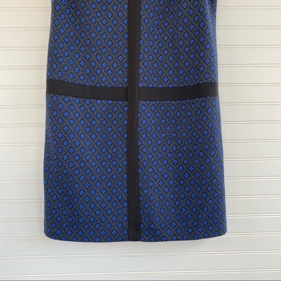 Blue Black Midi dress Size 12 - Picture 3 of 11